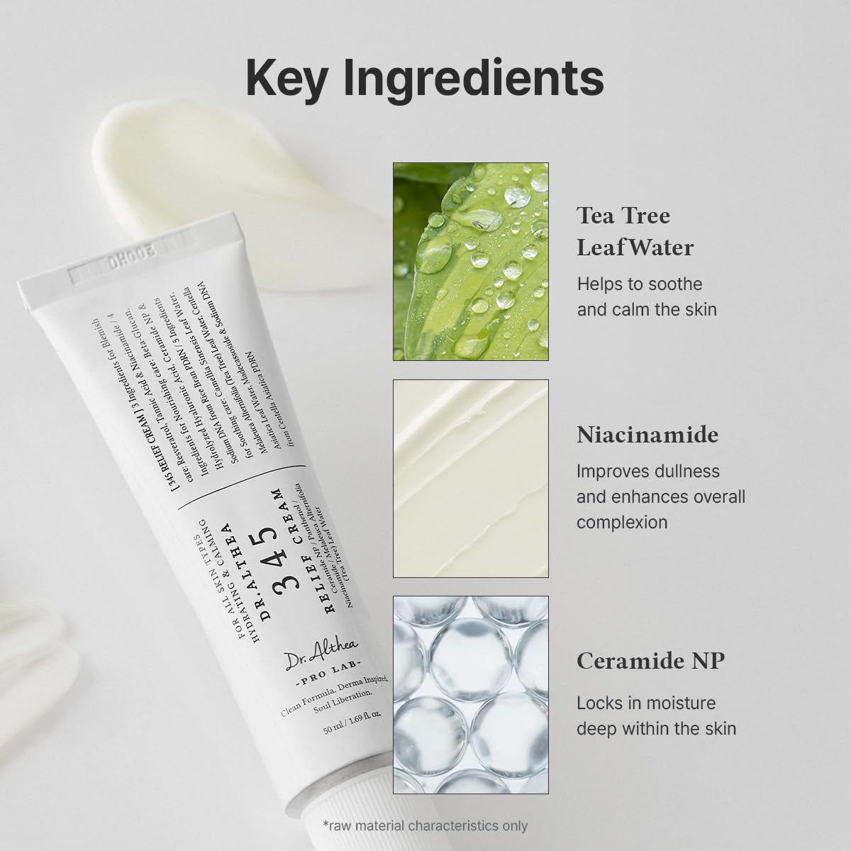 Dr.Althea 345 Relief Cream | Daily Face Moisturizer for Soothing Recovery and Blemish Care with PDRN & Niacinamide | Korean Vegan Skin Care for All Skin Types, 1.69 Fl Oz (Ver.2 - Pack of 1)